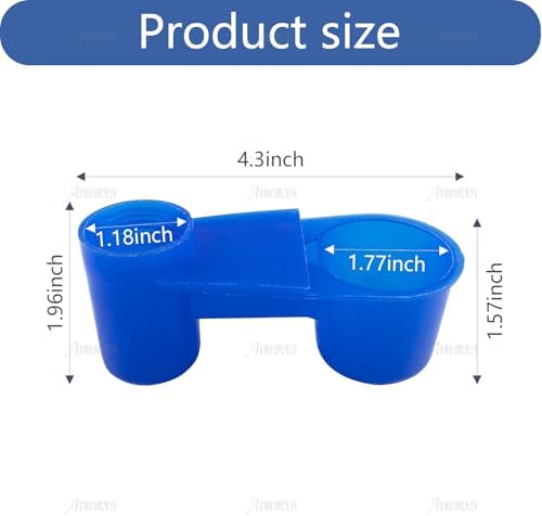 AUEAR, Set of 12 Bird Drinker Feeder Cup Soda Pop Water Bottle Plastic for Pigeons Parrot Chicken Supplies (Blue)