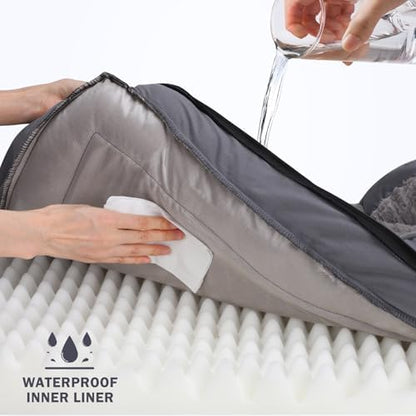 INVENHO Orthopedic Dog Beds Large Sized, XL Washable Dog Sofa with Egg-Crate Foam, Waterproof Lining and Non-Skid Bottom