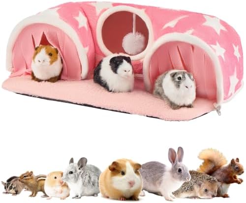 Avont Guinea Pig Tunnel, Small Animal Hideaway Tube Toy