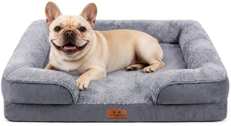 Orthopedic Dog Bed Medium Size Dog, Memory Foam Dog Bed Couch, 30" L