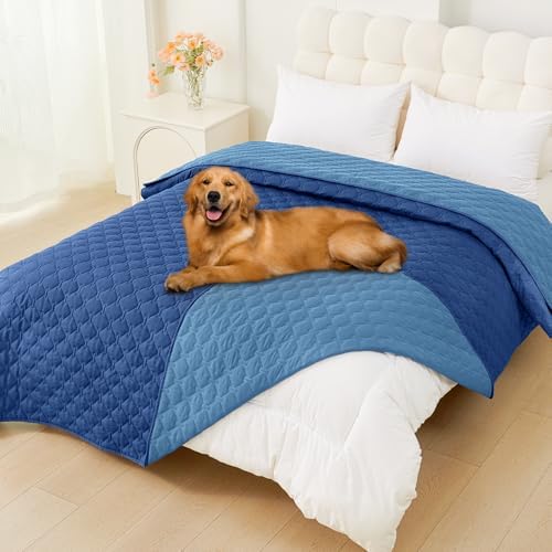 Smiry Waterproof Dog Bed Cover Blanket, Reversible Pet Blanket