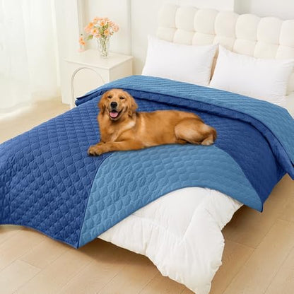 Smiry Waterproof Dog Bed Cover Blanket, Reversible Pet Blanket
