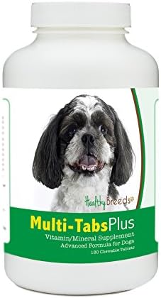 Healthy Breeds Shih-Poo Multi-Tabs Plus Chewable Tablets 180 Count
