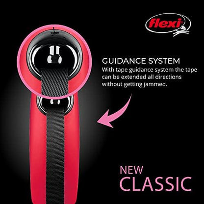 FLEXI® Classic Tape Retractable Dog Leash, Large, 16 ft - Red