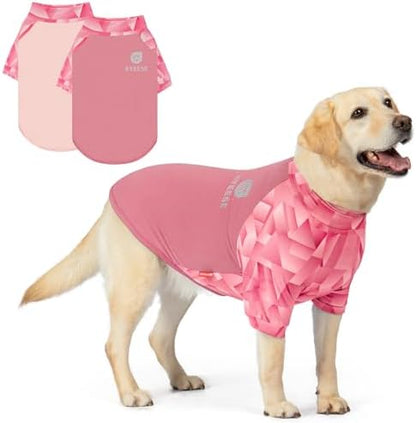 KYEESE 2Pack UPF50+ Dog Shirt for Large Dogs Cooling UV Protection Tank Top