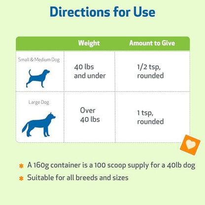 Pet Wellbeing Ultimate Probiotic 9 Strains for Dogs - Gut Health, 160 g