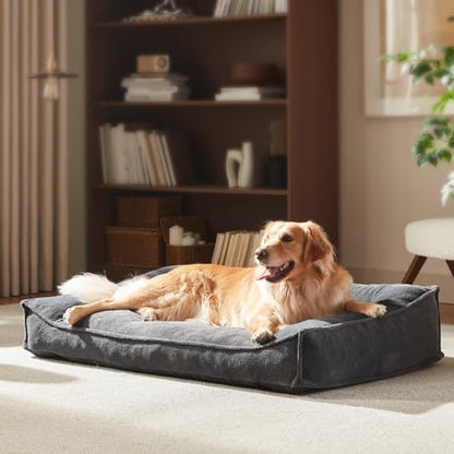 FURTIME XL Orthopedic Dog Bed Large Sized Dog, Extra Washable Dog Couch 42"