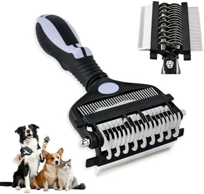 3-IN-1 Pet Deshedding and Grooming Brush Tool