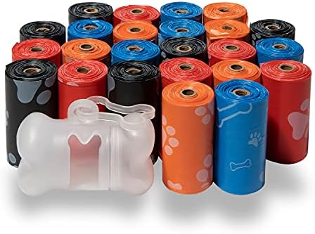 Best Pet Supplies Poop Bags for Dogs - Assorted Colors, 360 Count