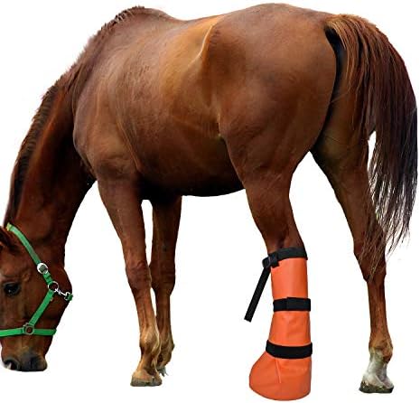 yeezo Hoof Soaking Bag Horse Soaking Boot Hooves Wrapped Easy Soaker Treating Bags with EVA Pad