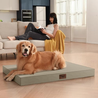 Jumbo Waterproof Orthopedic Dog Bed for Extra Large Dogs