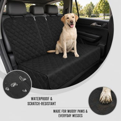 Dog Car Seat Protector, Back Seat Cover for Dogs, SUV & Car Seat Covers 52"
