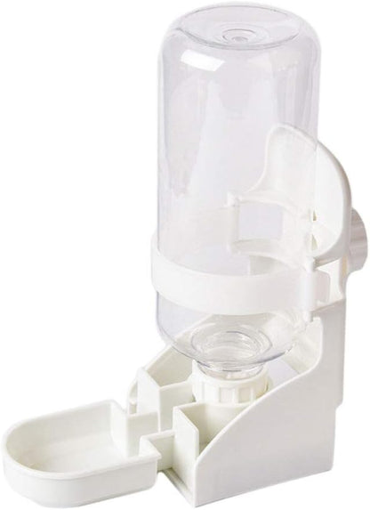 17oz Rabbit Water Feeder, Pet Cage Suspended Water Dispenser, Hanging Automatic Small Animal Bottle Bowl for Bunny Chinchilla Hedgehog Ferret Hamster