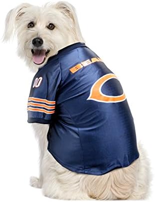 Littlearth NFL Chicago Bears Premium Pet Jersey, Team Color, X-Large