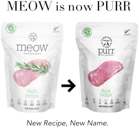 The New Zealand Natural Pet Food Co. Purr Duck Freeze Dried Recipe