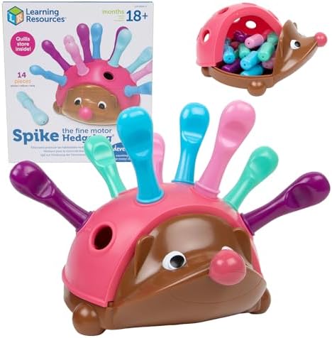 Learning Resources Spike The Fine Motor Hedgehog Pink