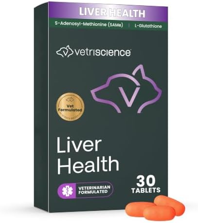 VetriScience Same Liver Health Tablets for Cats and Dogs, 30 Count