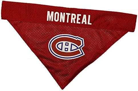 NHL MONTREAL CANADIENS BANDANA for DOGS & CATS, Small/Medium. - Cute & Stylish Bandana! The Perfect HOCKEY FAN Scarf Bandana, great for Birthdays or any Party!