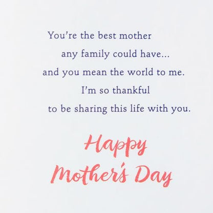 Hallmark Mother's Day Card for Wife (You Mean the World to Me)