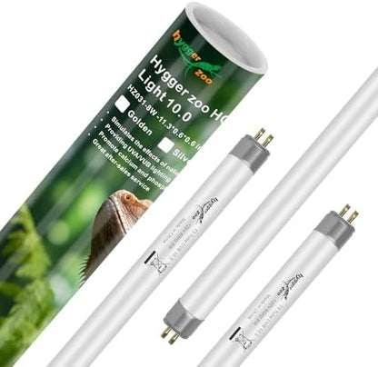 3-Pack UVB Reptile Light 10.0 Bulb 8W T5 Fluorescent Desert Lamp UVA for Bearded Dragon Tortoise Reptile & Amphibian