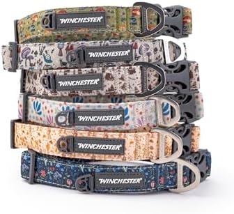 Winchester Printed Designer Dog Collar, Wild West, S