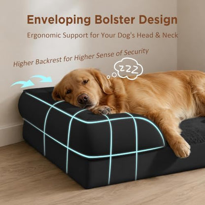 Comfort Expression Waterproof Orthopedic Dog Beds for Extra Large Dog