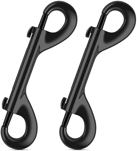 ERKOON 4.7 Inch Double End Trigger Snap Bolt Hooks for Horses (2 Pack)