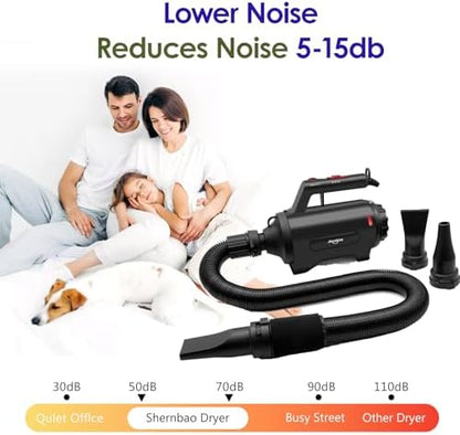 Dog Dryer High Velocity Pet Dog Grooming Force Hair Dryer/Blower