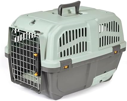 Midwest Homes for Pets Skudo 24” Plastic Cat Carrier with Integrated Litter pan