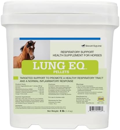 SmartEquine Lung EQ Pellets, 4 LB, 30 Servings