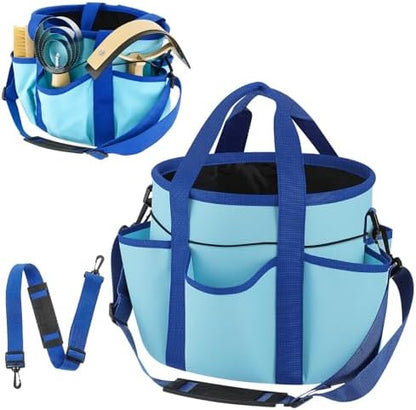 Abbylike Grooming Tote,Stylish,10.63 x 10.63 x 9.45 Inch,Blue