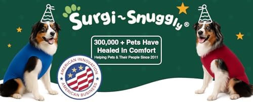 Surgi Snuggly Dog Surgery Recovery Suit, Cone Alternative, Spay/Neuter SL