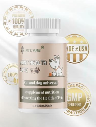 Hip and Joint Supplement for Dogs- with Glucosamine, Chondroitin, and MSM,120 Chewable Tablets, Chicken Flavor, Dog Joint Supplement，Joint Support Supplement for Dogs