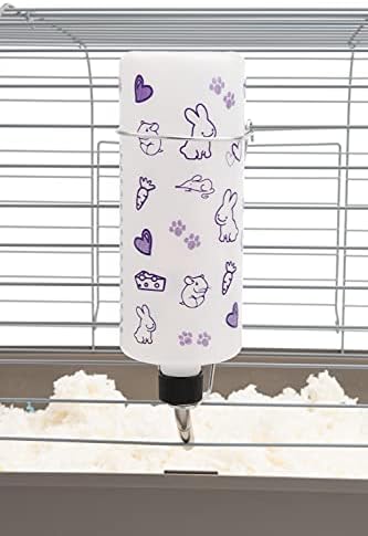 Lixit® Original Super Seal Classic Water Bottle for Rabbits, Cats, Ferrets, Hamsters, Guinea Pigs, Gerbils and Other Small Animals - Made in USA (Frosted (Pack of 1), 32 Ounce)