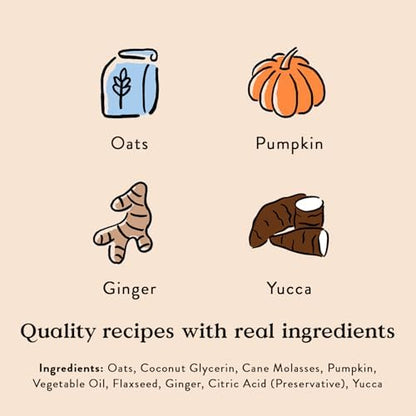 Bocce's Bakery Digestive Support Dog Treats,Wheat-Free Pumpkin Ginger,6 oz Bag,(Pack of 2)
