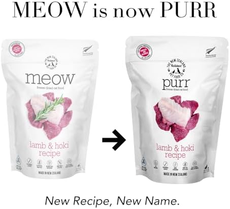 The New Zealand Natural Pet Food Co. Purr Lamb and Hoki Freeze Dried Recipe