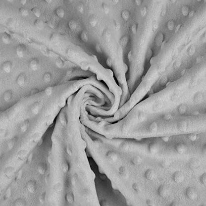 American Baby Company Heavenly Soft Chenille Security Blanket, 2-Layer Design with Minky Dot & Silky Satin, Gray, 14" x 14" for Boys and Girls (Pack of 2)