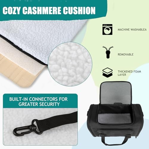 Top tasta Dog Cat Carrier Pet Carriers for Small Medium Large Cats Dogs Carrier Soft Sided Small Puppy Dog Carrier Portable Foldable Airline Approved Dog Cat Travel Carrier Black Medium