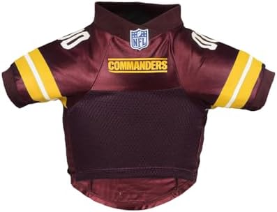 Littlearth NFL Washington Commanders Premium Pet Jersey, Team Color, Small