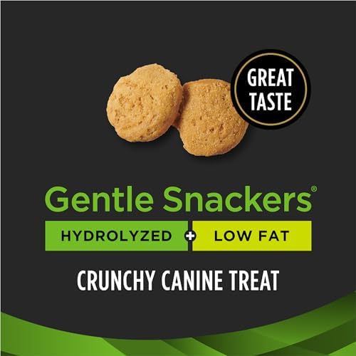 Pro Plan Veterinary Diets Purina Gentle Snackers Hydrolyzed Plus Low Fat Dog Treats - 8 oz. Pouch (Pack of 2)