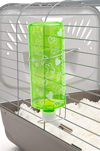 Lixit® Critter Bright Water Bottles for Hamsters, Rabbits, Chinchillas, Ferrets, Guinea Pigs and Other Small Animals - Made in USA (Blue (Pack of 1), 32 Ounce)