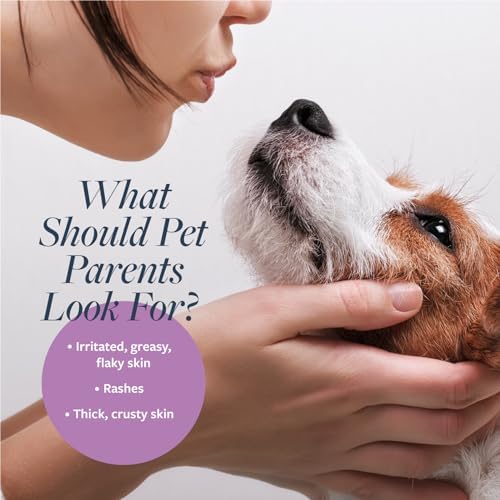 Veterinary Formula Clinical Care – Antiparasitic & Antiseborrheic Medicated Dog Shampoo – Supports Dry, Irritated Skin and Helps Soothe Occasional Itchy Spots – 1 Gallon