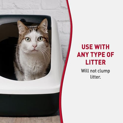 Nature's Miracle Litter Box Deodorizer Powder, Cat Odor Control | Unscented | 20 Ounces | Pack of 6