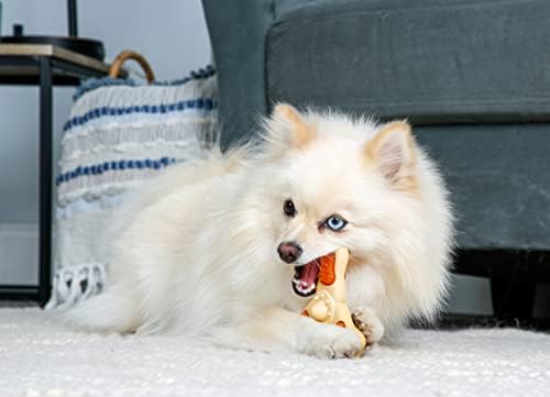 Hartz Chew ‘n Clean Chew Toy and Treat in One Chicken Flavored Tri-Point Dog Toy, Small (Pack of 12)