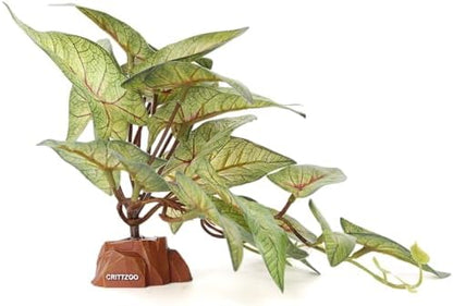 Reptile Fake Plants Terrarium Decor fit Leopard Gecko Snake