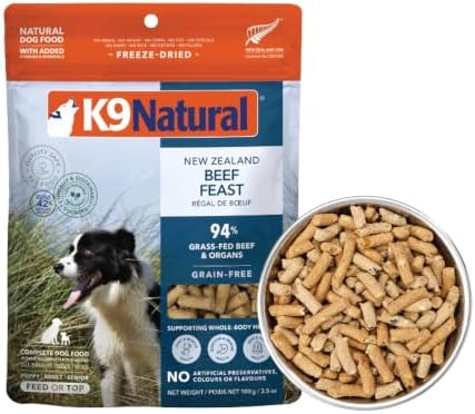 K9 Natural - Freeze Dried High Protein Grain-Free Dog Food Or Topper