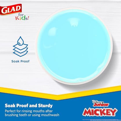 Glad for Kids Disney Mickey and Friends Mini Paper Cups, 3 Oz, 100 Count