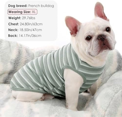 3Pack Dog Shirts Lightweight Waffle Dog Shirt for Small Dogs Sleeveless Dog Shirt for Small Medium Boy Girl Dogs Cozy & Breathable Pet Vest