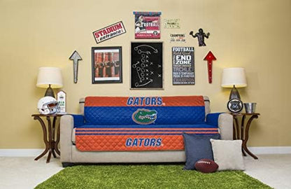 Pegasus Sports NCAA Microfiber Furniture Protector Cover with Elastic Straps