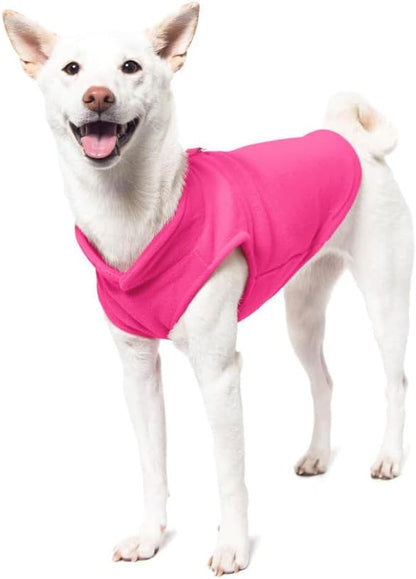 Gooby Fleece Vest Dog Sweater, Pink, X-Small